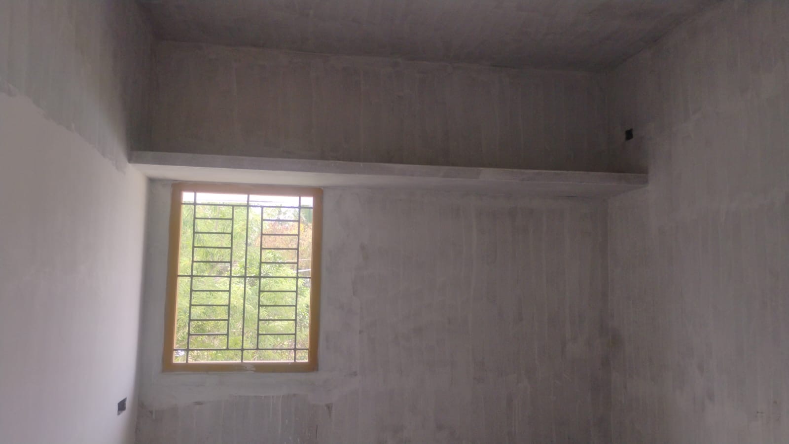 Second room prepared, ceiling and cornice complete