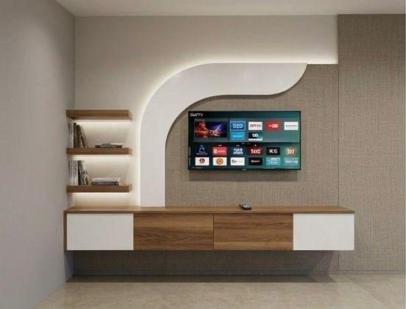 Kitchen collection option 11 — same layout in an alternative laminate and finish