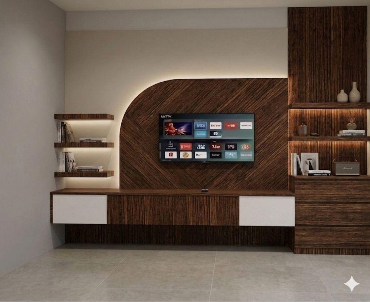 Kitchen collection option 12 — same layout in an alternative laminate and finish