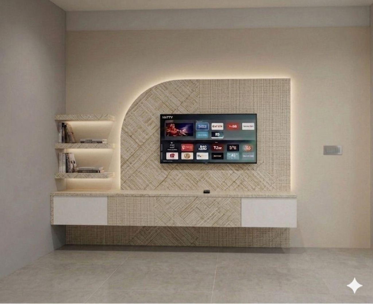 Kitchen collection option 13 — same layout in an alternative laminate and finish